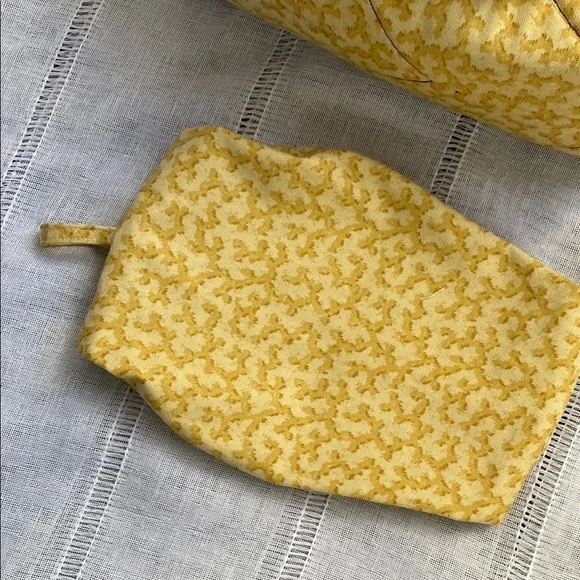 Handmade Yellow Patterned Tote Bag. - Picture 9 of 13